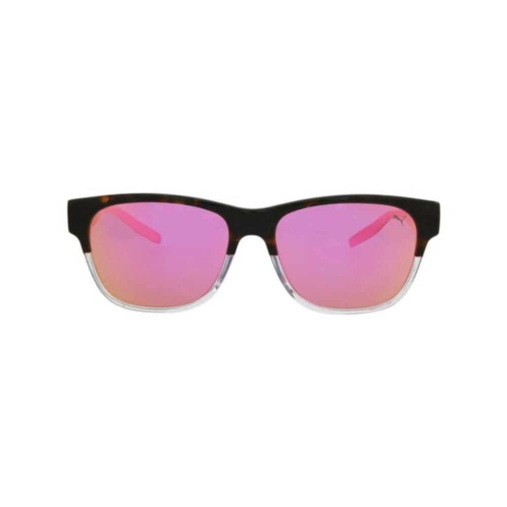 Puma Puma Square-Frame Acetate
Sunglasses Brown Unisex-Adult